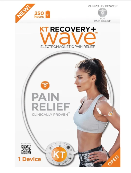 KT Recovery + Wave - Dispositivo electromagnético de alivio del dolor por KT Tape Foto 2 de 4