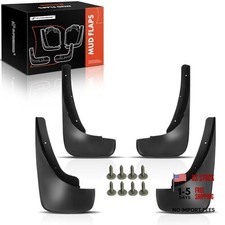 Set of 4PCS Mud Flaps Splash Guards Mudguards Mudflaps with Hardware Kits