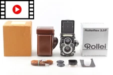 White Face [MINT /CLA'D Box] Rollei Rolleiflex 3.5F TLR Camera Xenotar JAPAN