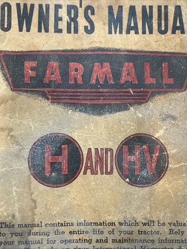 Bedienungsanleitung Farmall A und AV ~ International Harvester Company ~ 1946 - Bild 2 von 5