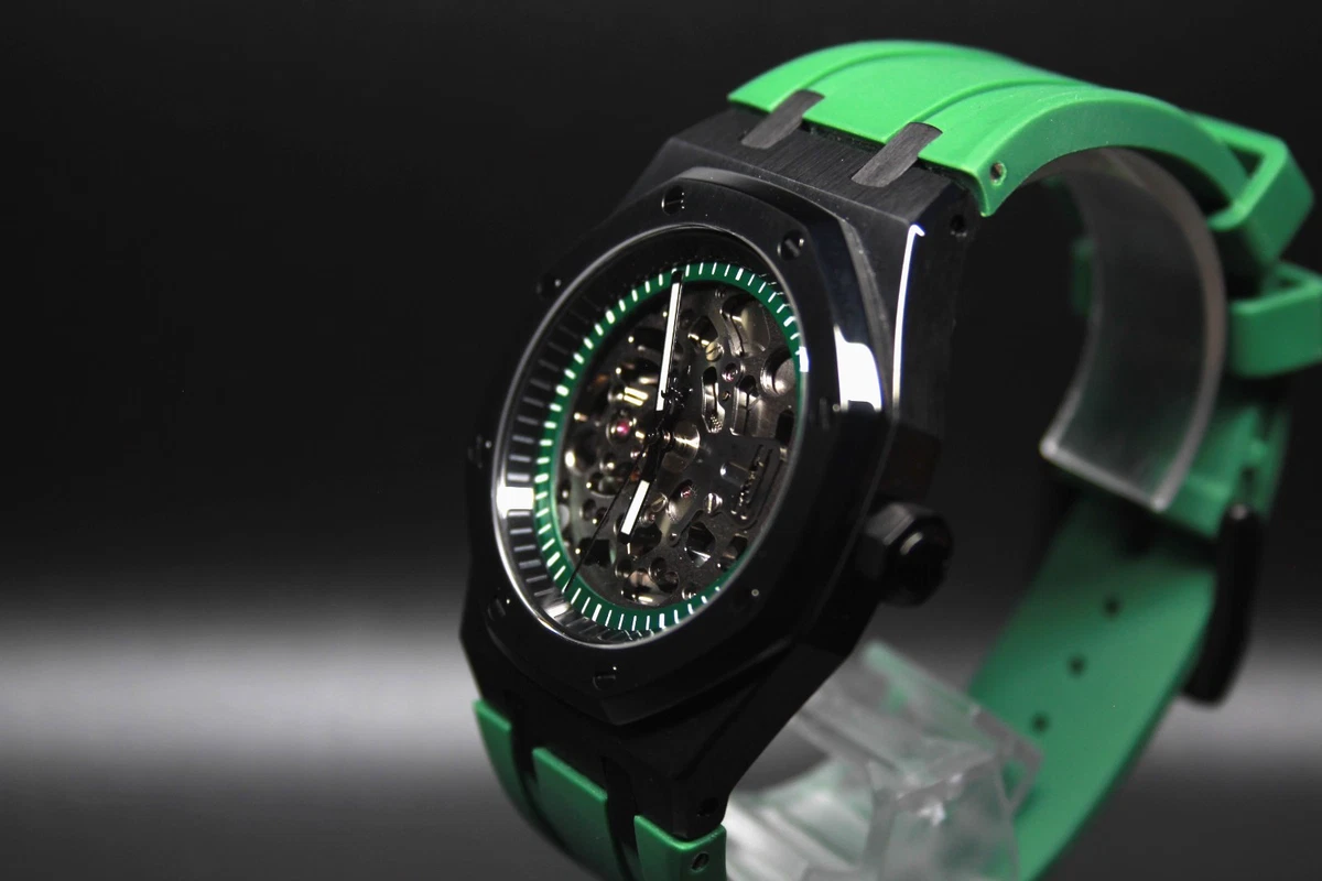 Skeleton Automatic 40mm Stainless Steel Watch – Seiko NH70 Movement