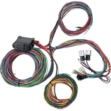 12-Circuit Aftermarket Wiring Harness & 125 Piece Grommet Kit