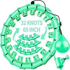 Infinity Weighted Hoop with 32 Links 62 Inch ,Weighted Hoop for Adults Weight