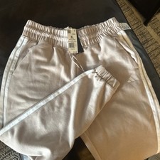 Adidas Women's Multi Sport Sweatpants Drawstring Pockets Wonder Taupe. Sz XL.