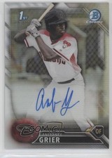 2016 Bowman Draft Chrome Pick Refractor 163/499 Anfernee Grier #CDA-AG Auto w5b