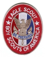 Eagle Scout BSA Oval patch 2 5/8 inches tall  Brand new old style