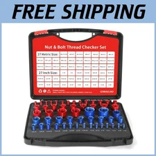 54-Piece Nut and Bolt Thread Checker Set