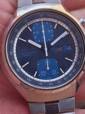 NOS SEIKO 6138 - 8030 John Player Blue - Automatic Chronograph - Vintage 1970s