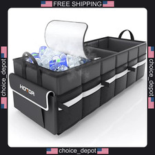 Car Trunk Organizer With Cooler And Multiple Compartments Car Trunk Organizer With Cooler And Multiple Compartments