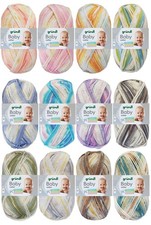 50 Gramm Gründl Baby Color Babywolle Farbaus...