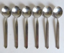 C. HUGO POTT NO. 2720 CHROM NICKEL STAHL  6 MOKKAL&Ouml;FFEL  ESPRESSOL&Ouml;FFEL 10,3 CM