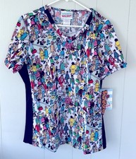 NWT Women  s XL Where  s Waldo Scrub Top