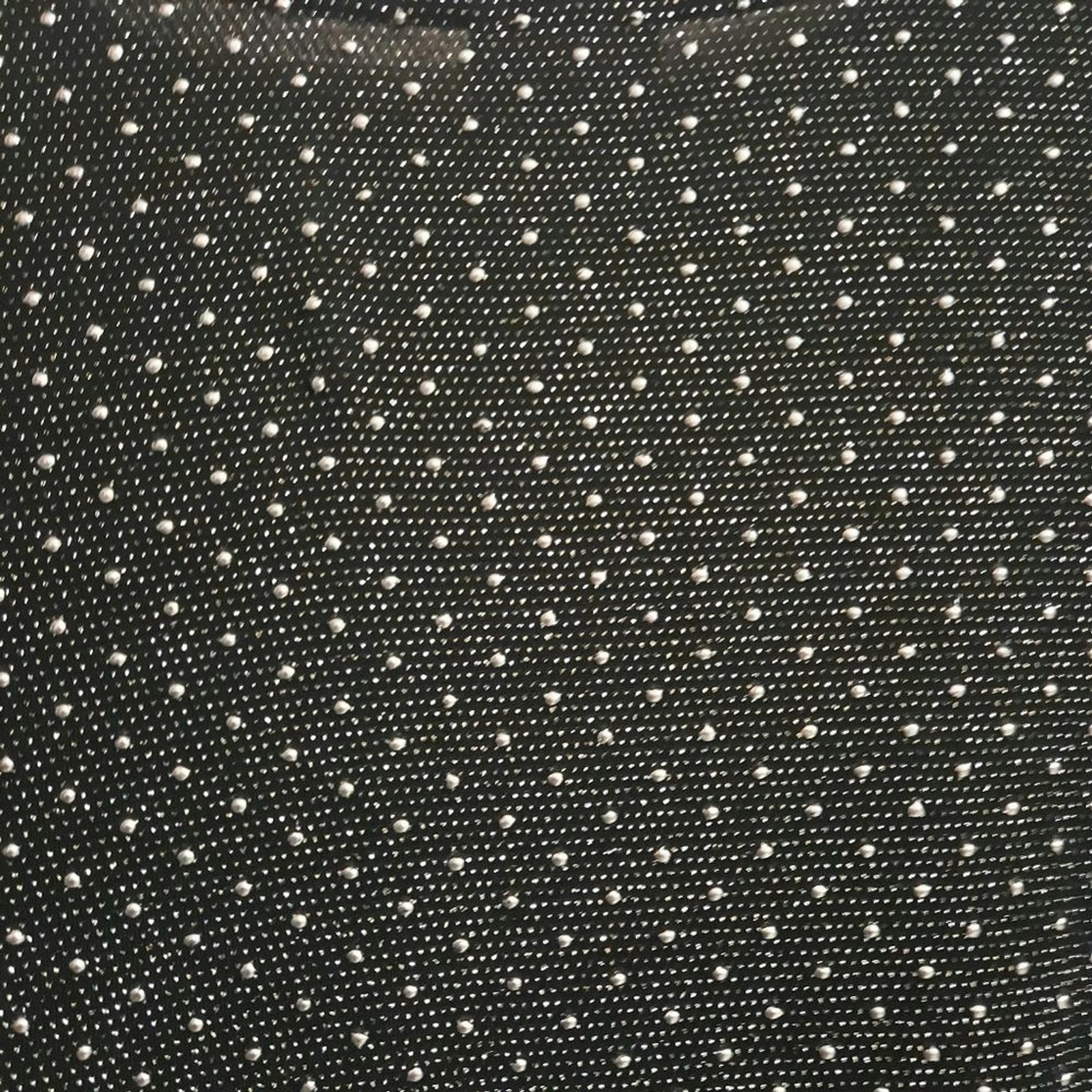 Ruby Rd. Black Blouse Beaded Silver Stud Dots Ele… - image 4