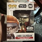 Funko Pop Lando Calrissian #282 Star Wars Smugglers Bounty Damaged But New