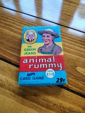 Vintage Mr. Green Jeans Animal Rummy Fairchild Card Game Captain Kangaroo 