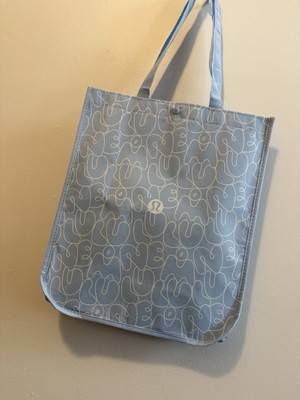 ✨Special Edition Large Baby Blue Lululemon Bag With Bubble Font