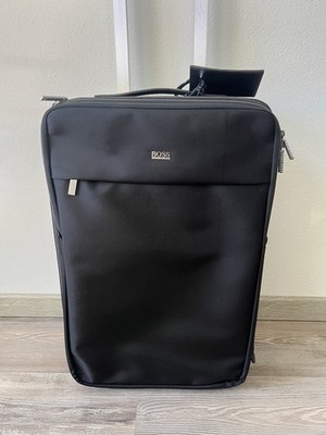 Hugo Boss Handgepäck Koffer Trolley Schwarz