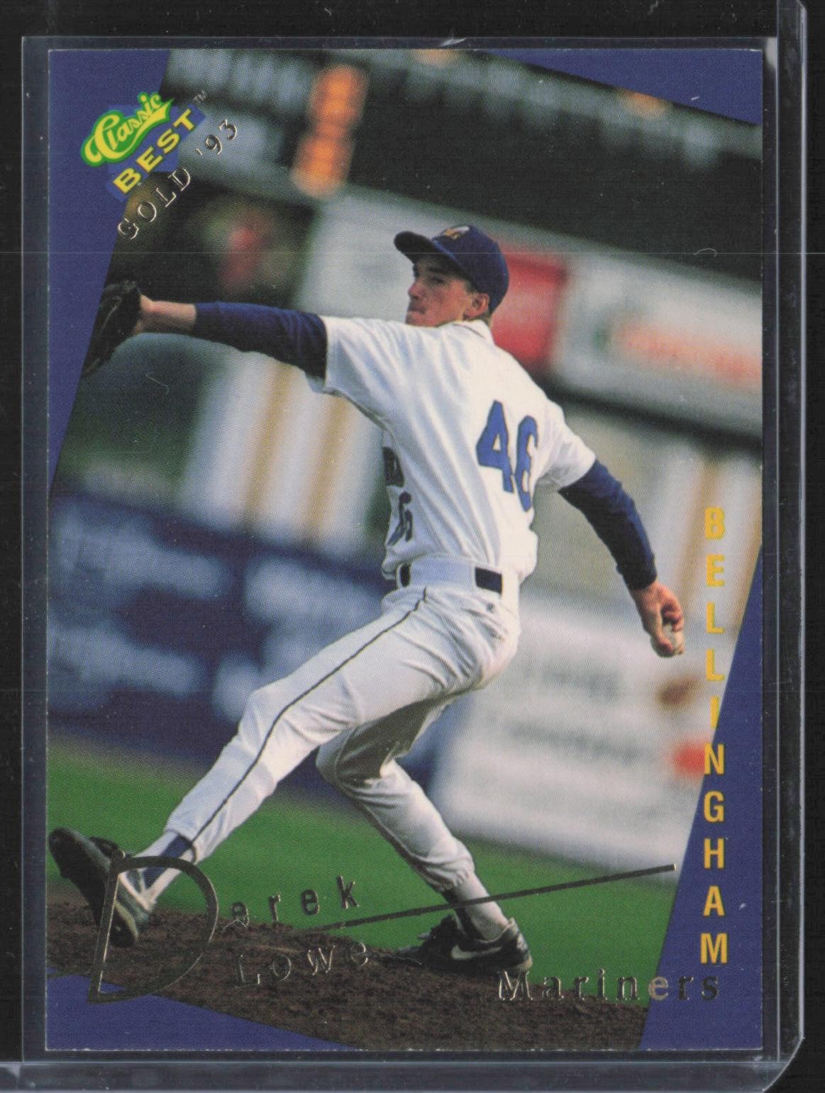1993 Classic Best Gold Derek Lowe Rookie #213 Bellingham Mariners