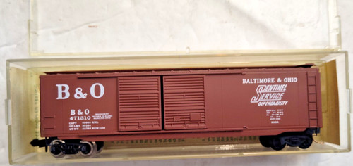 Coche caja doble puerta escala N Kadee Baltimore and Ohio B&O 471310 | Zustand: New