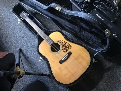 Ibanez AW-30 acoustic dreadnought guitar handcrafted in Japan