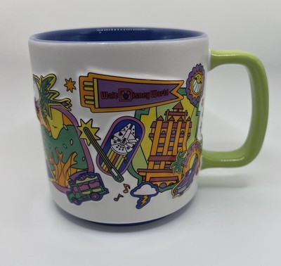 Disney Parks Starbucks Walt Disney World Mug 4 Parks Icon Attractions Landmarks