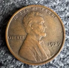 1929 Lincoln Wheat Cent Penny Looks Uncirculated Excellent Condition Not Graded
