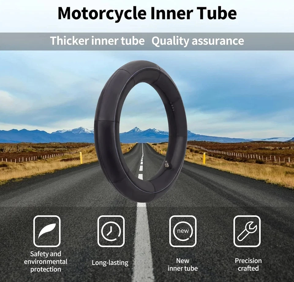 Tubo interno 130/90-16 5.00/5.10-16 compatível com equilíbrio de motocicleta resistente - Imagem 4 de 4