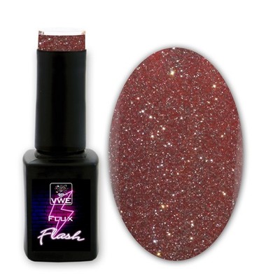 UV/LED Gel Polish Flux UV Polix Flash - lash bronze, 12ml (UVPOF-30)