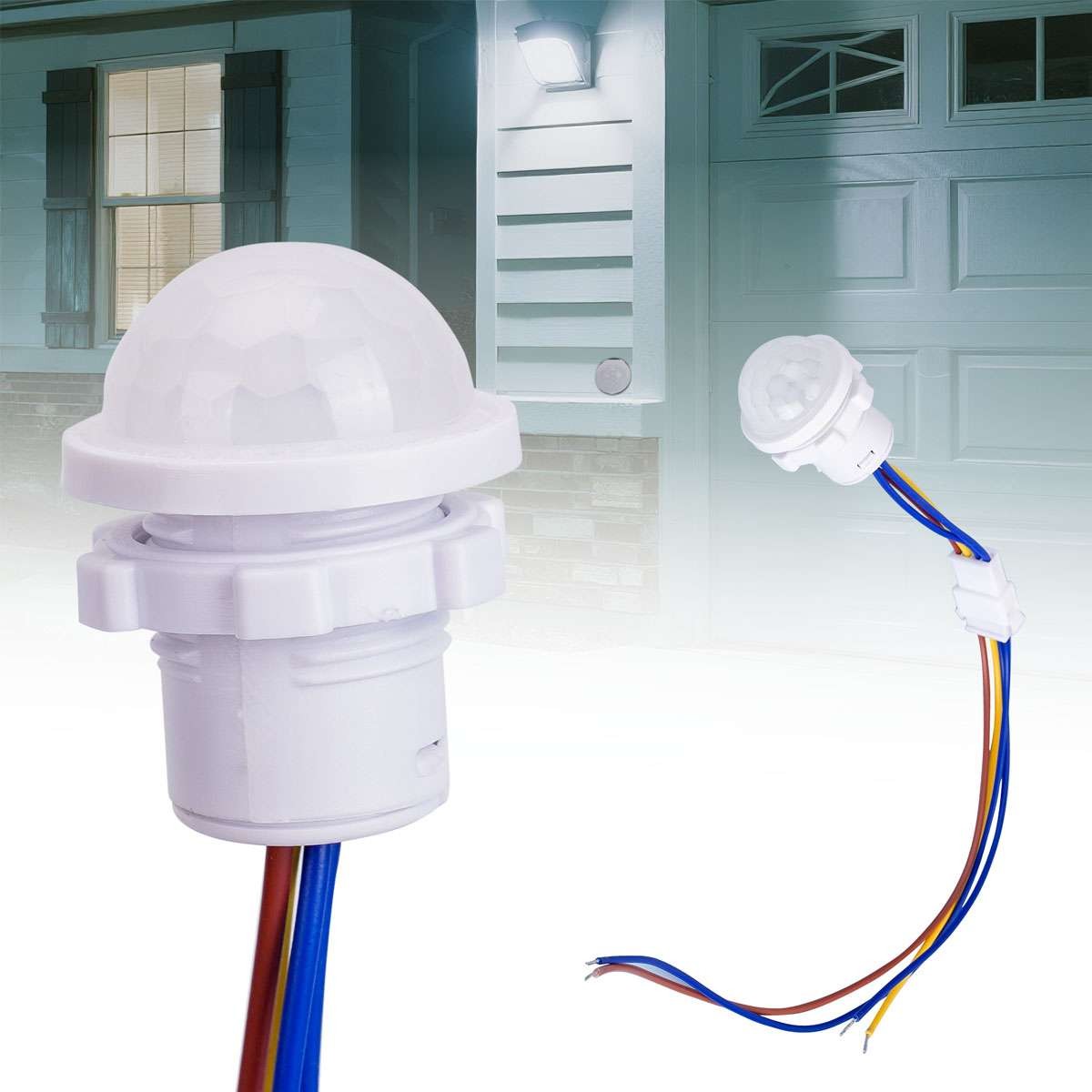 1-5 PIR Infrared Motion Sensor Detector 110V Smart Switch Light Lamp Switch Auto