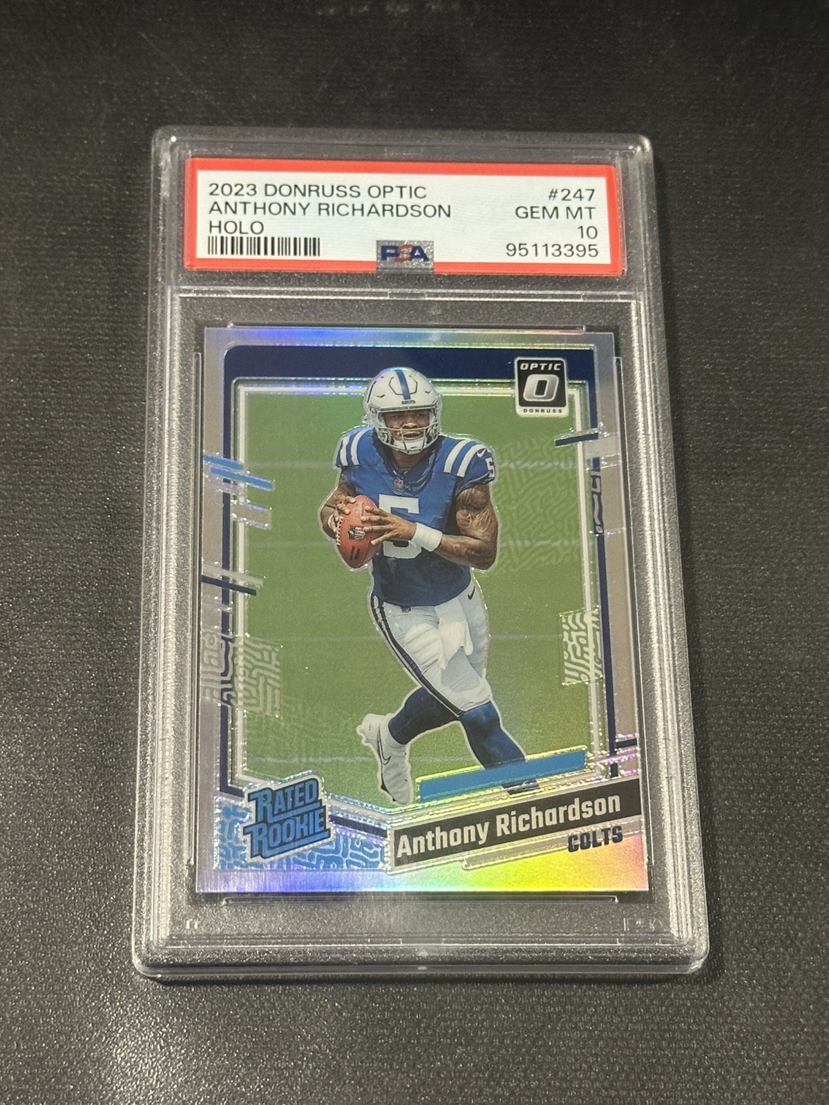 Anthony Richardson Panini Donruss Optic #247 Holo