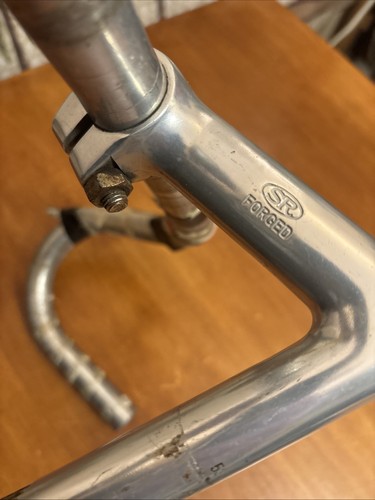 Vintage SR Stem AX 100 Forged NOS 25.4 mm Clamp 100 mm 22.2 mm And Handlebars - Picture 6 of 14