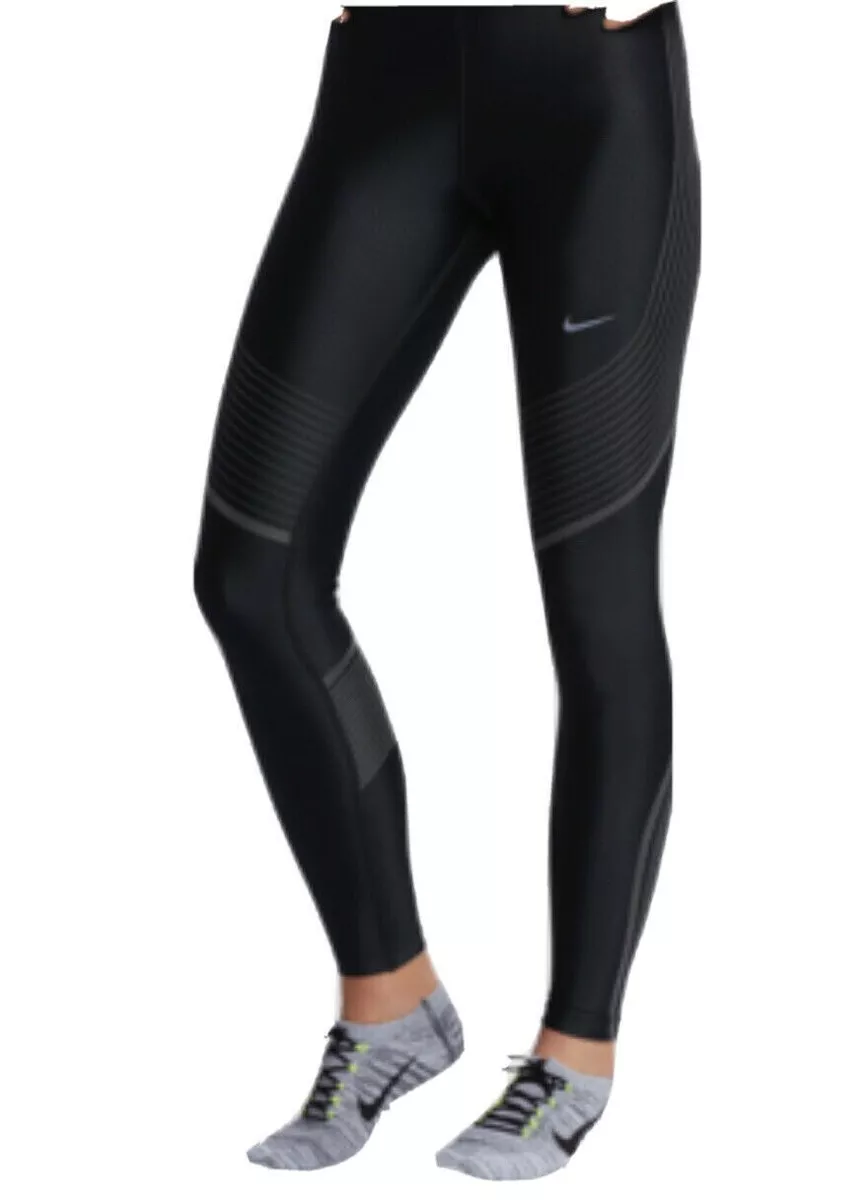 Nike Womens Adult XXX Large Black Speed Power Running Tights Training Ladies