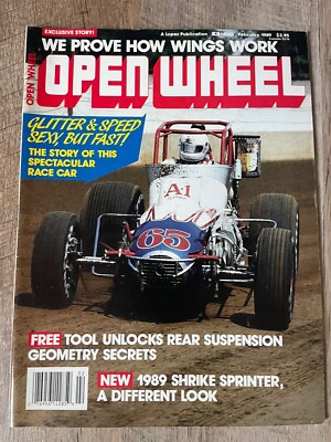 Open Wheel Magazine February 1989 Shrike Sprinter We Prove How Wings Work