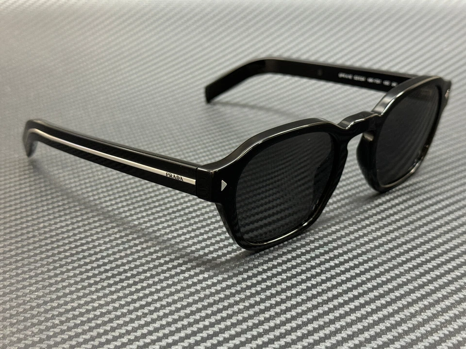 Gafas de sol PRADA PR A16S 16K731 negras grises unisex 52 mm Foto 3 de 4