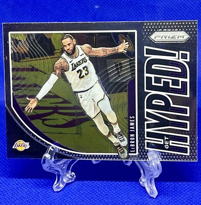 2019 Prizm Get Hyped! #2 Lebron James Los Angeles Lakers Insert