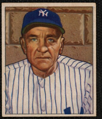 1950 Bowman #217 Casey Stengel  () New York Yankees   ~ EX/MT+