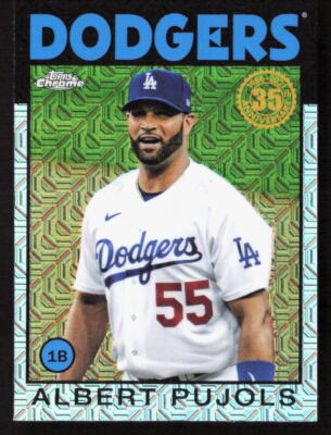 2021 Topps Update Silver Pack Albert Pujols 1986 Chrome Promo Mojo #86C-1