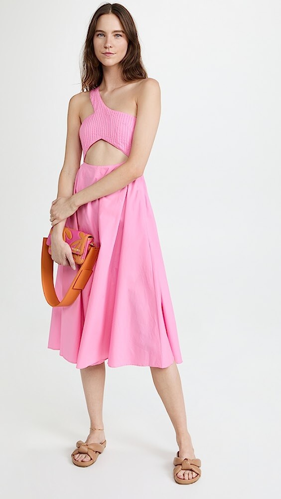 knee length dresses for ladies Fitted Midi – S/W/F Boutique main image 0