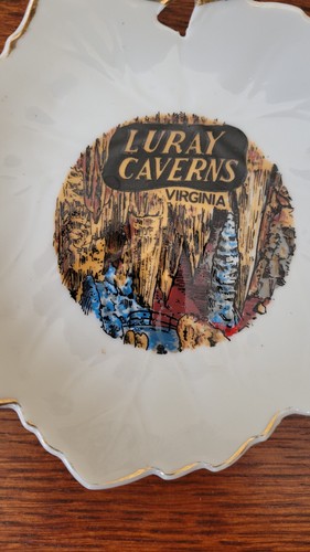 vintage Luray Caverns decorative plate 5" - Picture 3 of 11