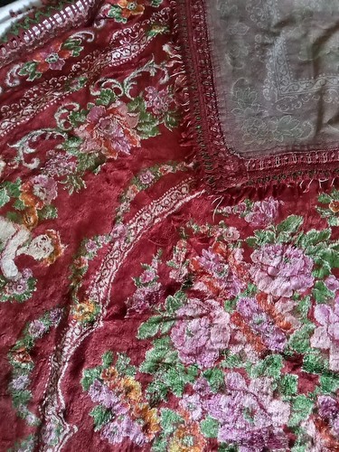 Arazzo vintage, copriletto tappeto, coprimobili, vellutato, angeli..ottime condizioni - Foto 8 di 12