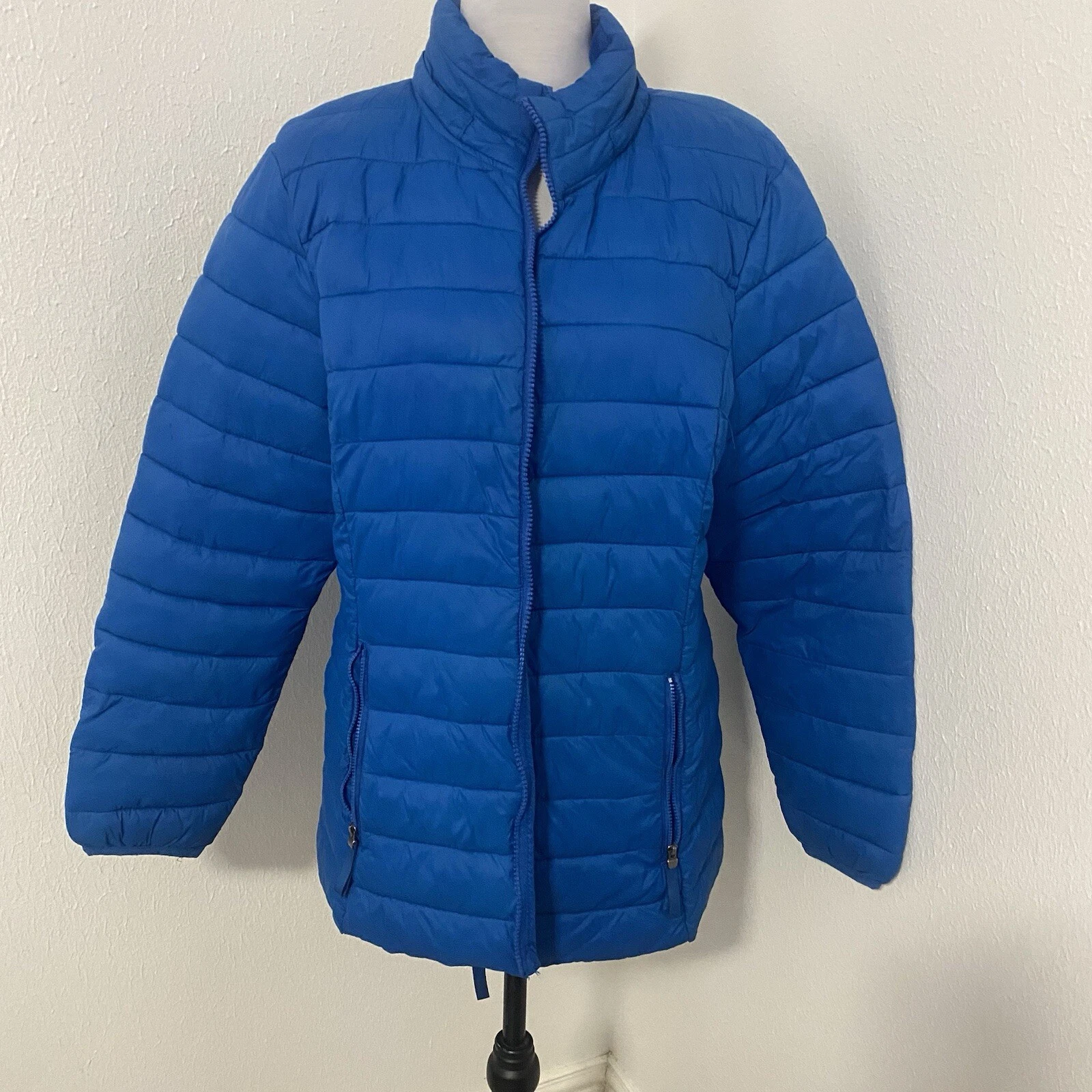 St. John’s Bay Unisex Packable Puffer Lightweight Jacket XL Can Fit Adult Small