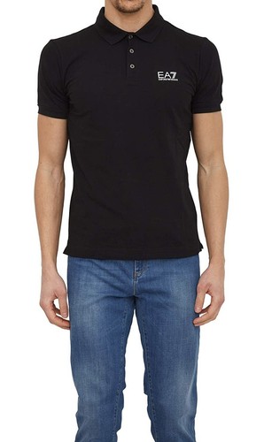EMPORIO ARMANI EA7 Emporio Armani EA7 Black Sport Polo Shirt - Men from  Brother2Brother UK