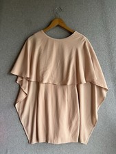 Lulus Women’s XS Best Is Yet To Come Cape Open Back Mini Blush Pink Dress