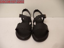 NWT - Journee Collection Women's Black Aubrinn Flat Sandal, Size 9 052574761832