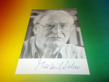 Martin Walser literature signed autograph autograph on autograph card