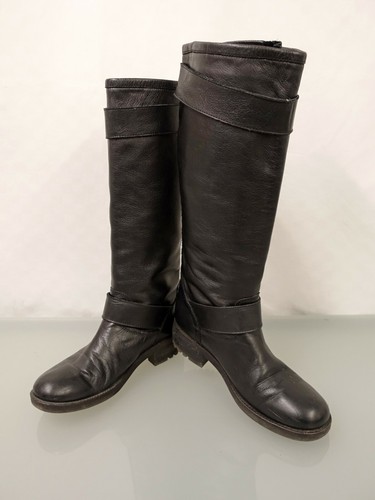 Liebeskind Berlin Stivali Tg. 38 cinghie fibbie stivali in pelle nero 290 €  | eBay