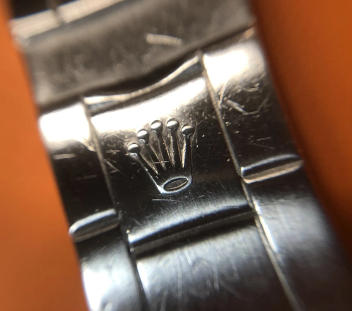 EXCELLENT ROLEX SUBMARINER 93150 TOP CLASP UNPOLISHED SHARP FOR BRACELET