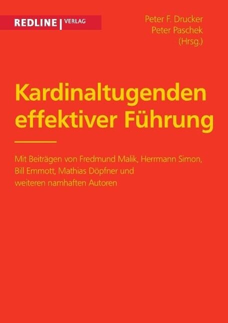 Thumbnail - Kardinaltugenden Effektiver Führung | Buch | 9783868813968