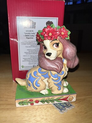 Jim Shore Disney Traditions  Lovely Lady   Lady & the Tramp #6010876