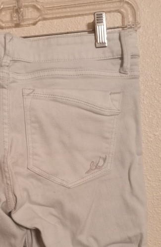 Womens Ladies Express White Denim Stretch Super Skinny Jeans Size 6 - Picture 4 of 5